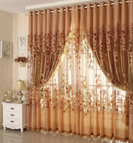 Super Romantic Floral Curtain