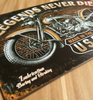 USA Motorcycle Tin Sign Retro Metal Painting