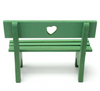 Green Love Chair Bench Resin Craft