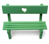 Green Love Chair Bench Resin Craft