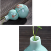 Gourd Shaped Hand-painted Ceramic Vase