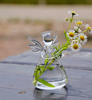 Handmade Glass Angel Vase