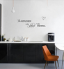 Kitchen is Heart of the Home Letter Pattern Wall Sticker