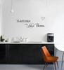 Kitchen is Heart of the Home Letter Pattern Wall Sticker