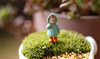 Miniature Girl Mei Resin Crafts