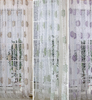 Room Floral Tulle Window Curtain