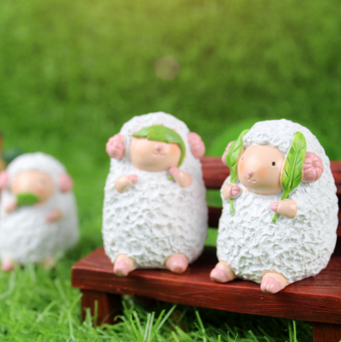 Sheep Figurine Home Decoration